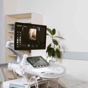 Screens on medical machines