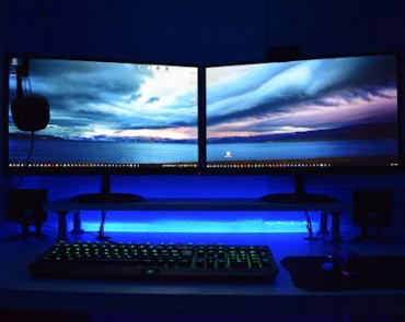 LCD screen on the screen