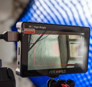 The display screen on the camera