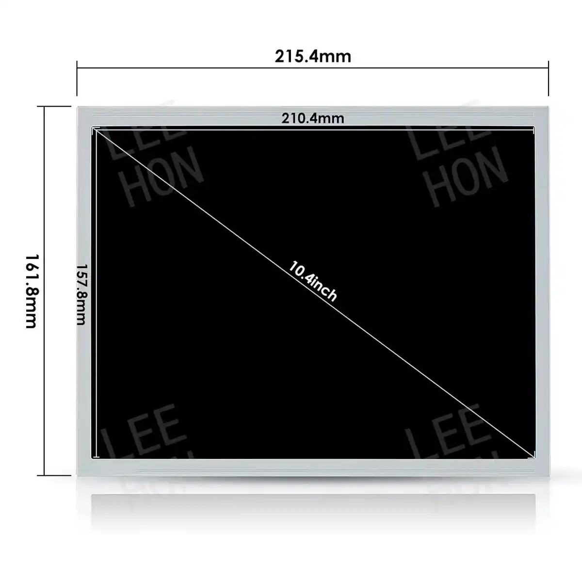 TCG104XGLPAPNN-AN40-S-Dimensions